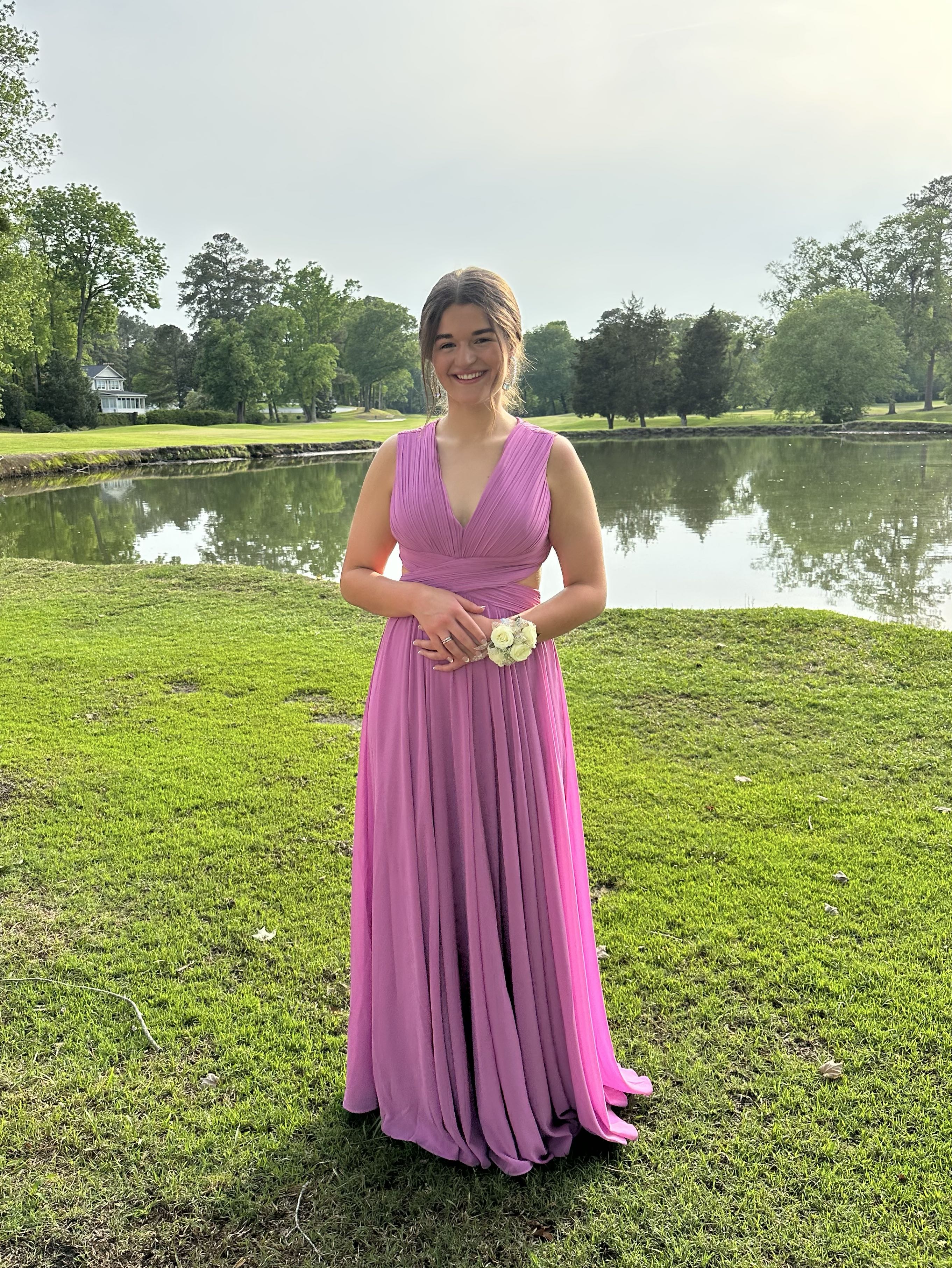 Lulus Vivid Imagination Lilac Cutout Maxi Dress