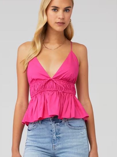 Smoked Band Cami Top