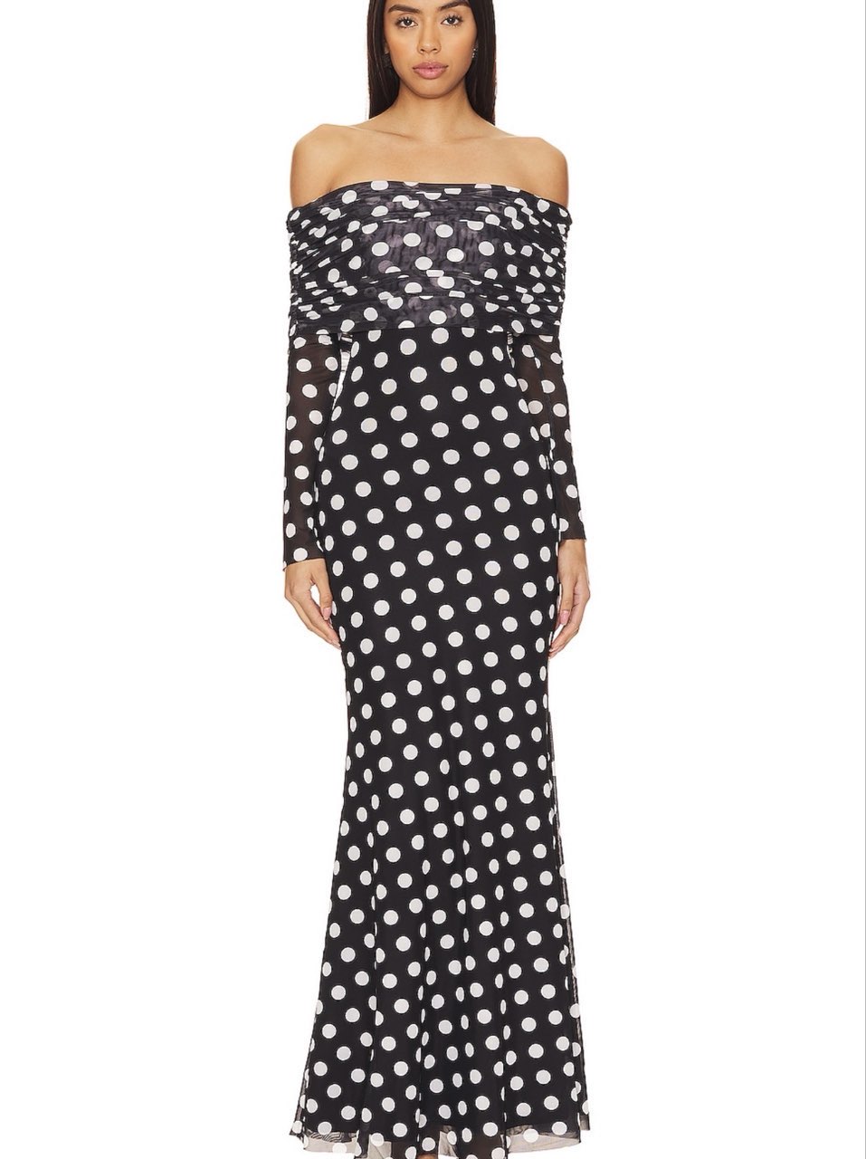 AFRM - Thelma Dress in polka dots