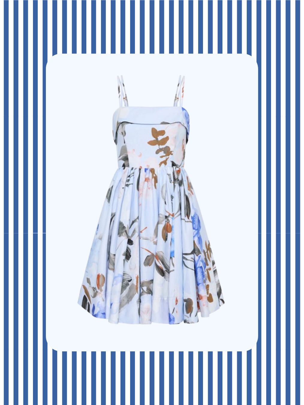 Floral mini dress