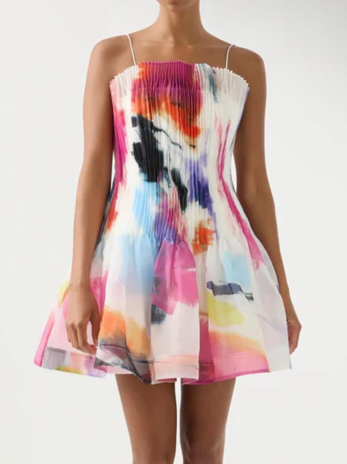 Celestial Pleated Dress