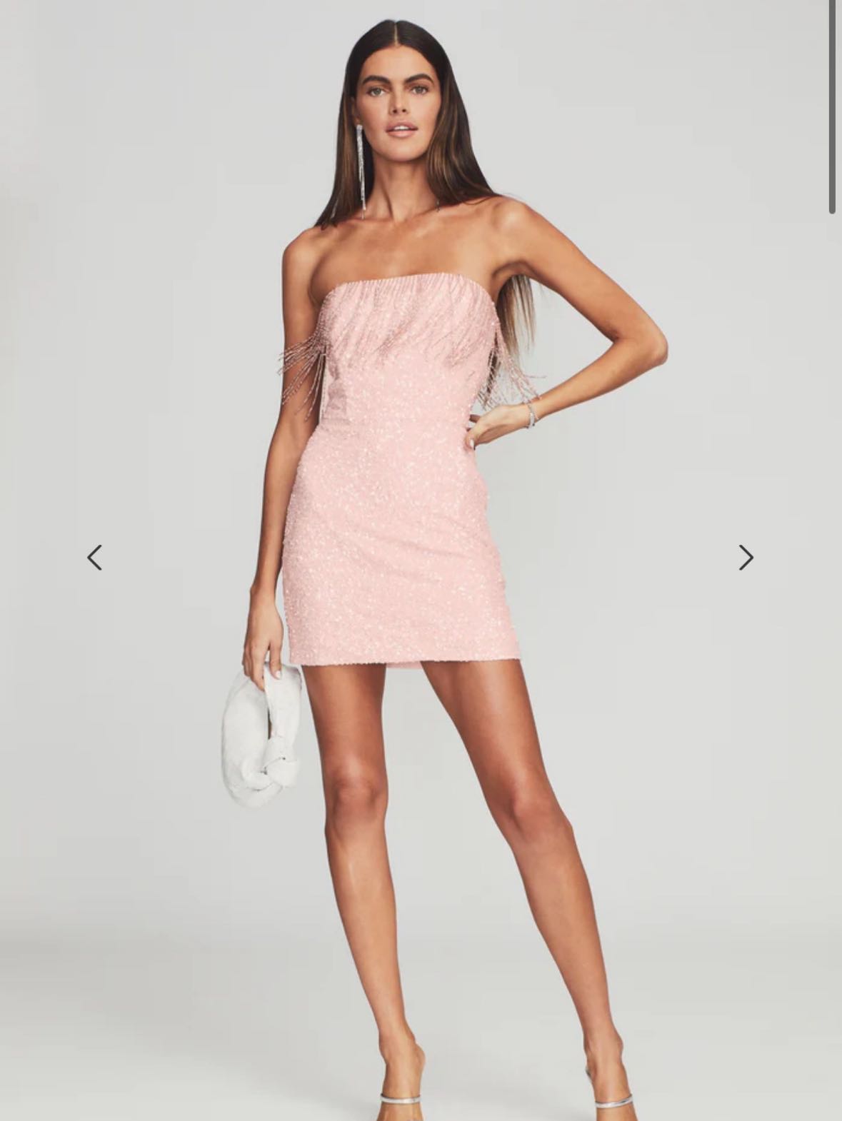 Cassandra sequin fringe dress