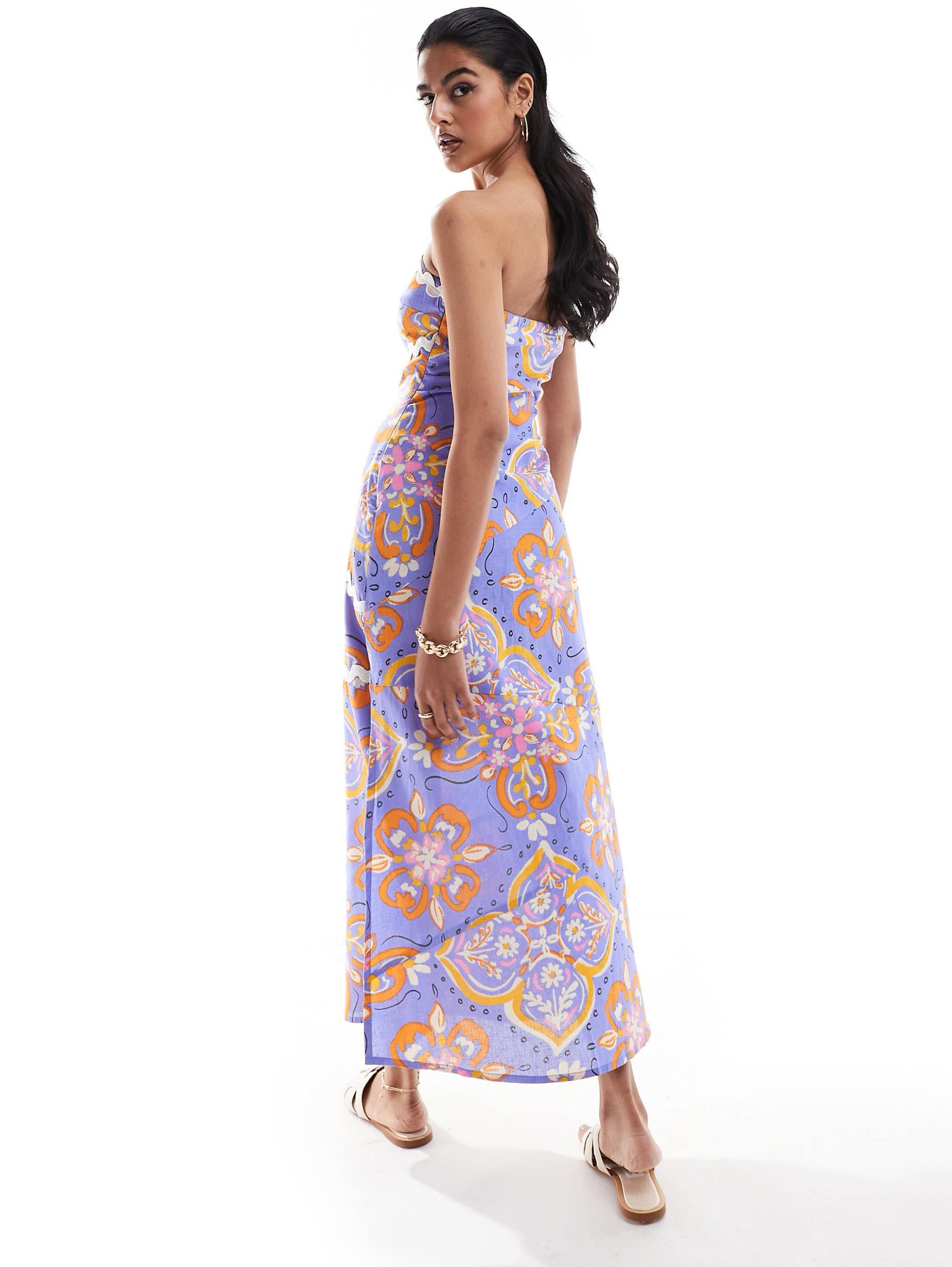 ASOS bandeau maxi dress