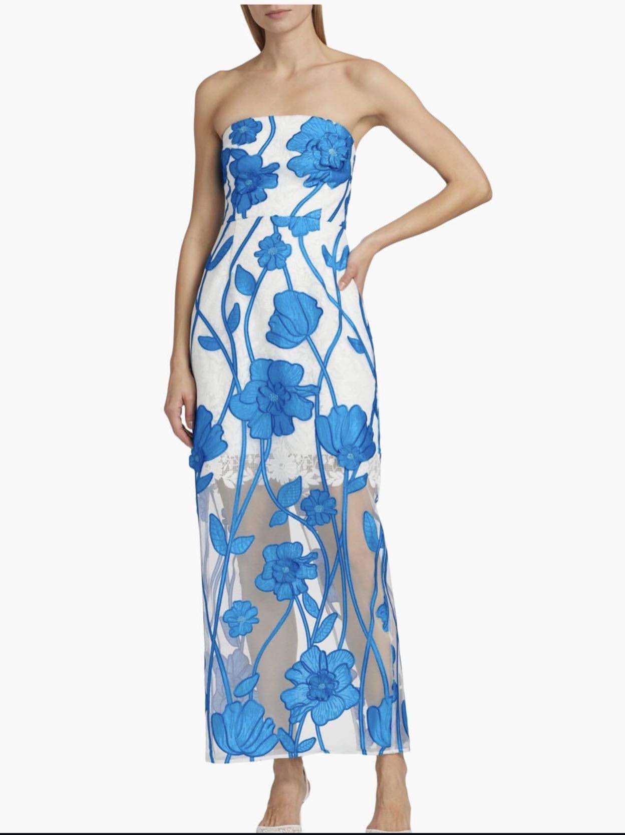 Milly Strapless Maxi Dress