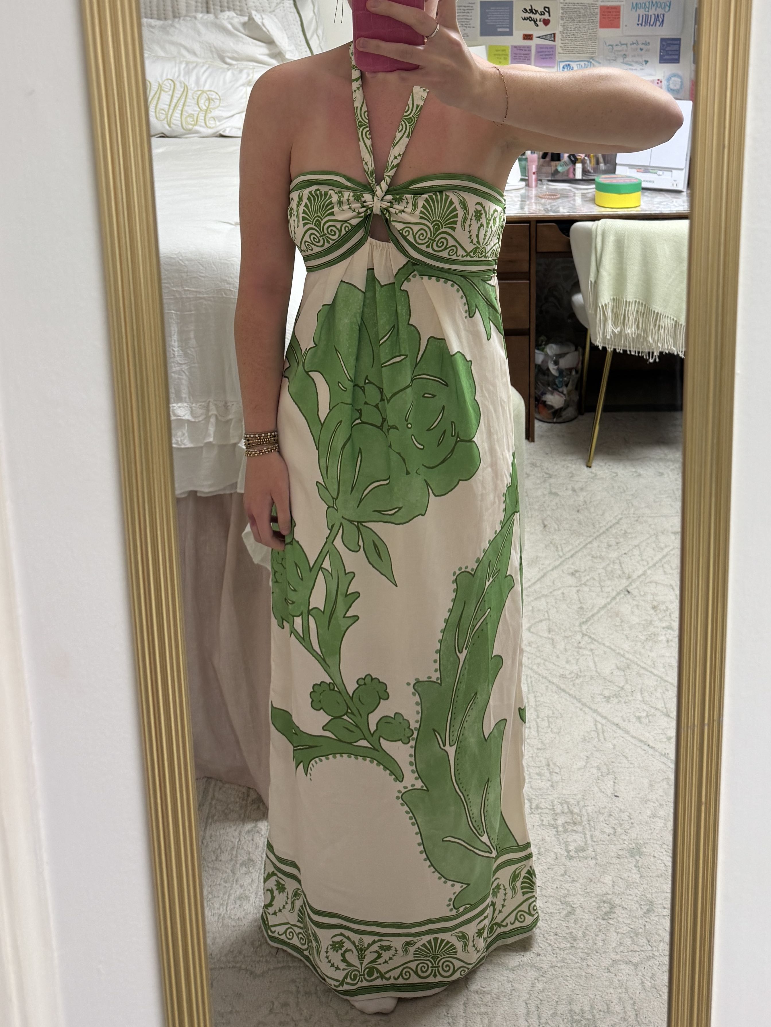 Halter maxi dress