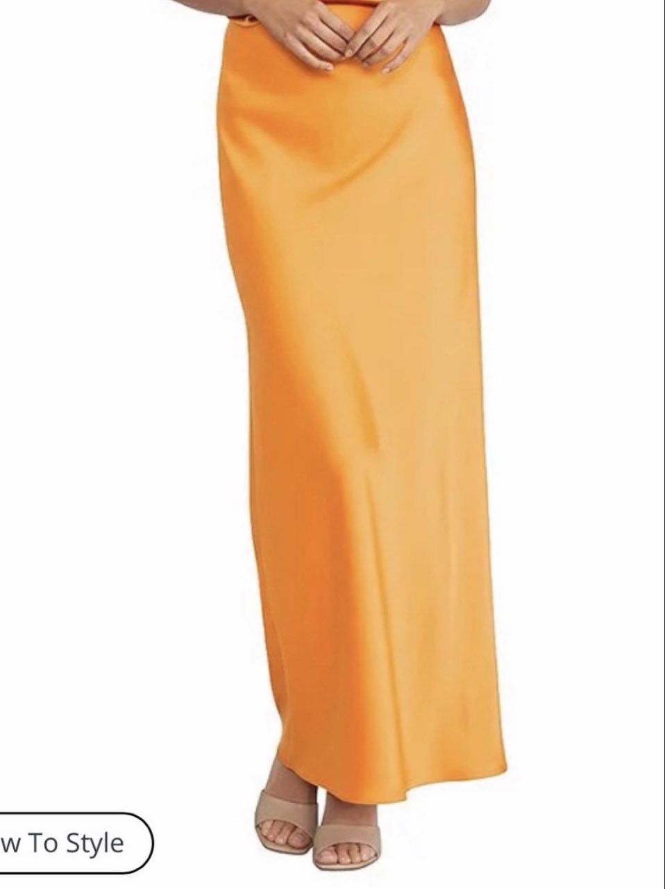 Silk Maxi Skirt