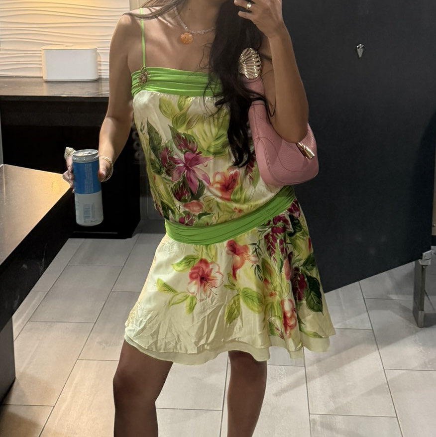 Vintage Tropical vintage dress