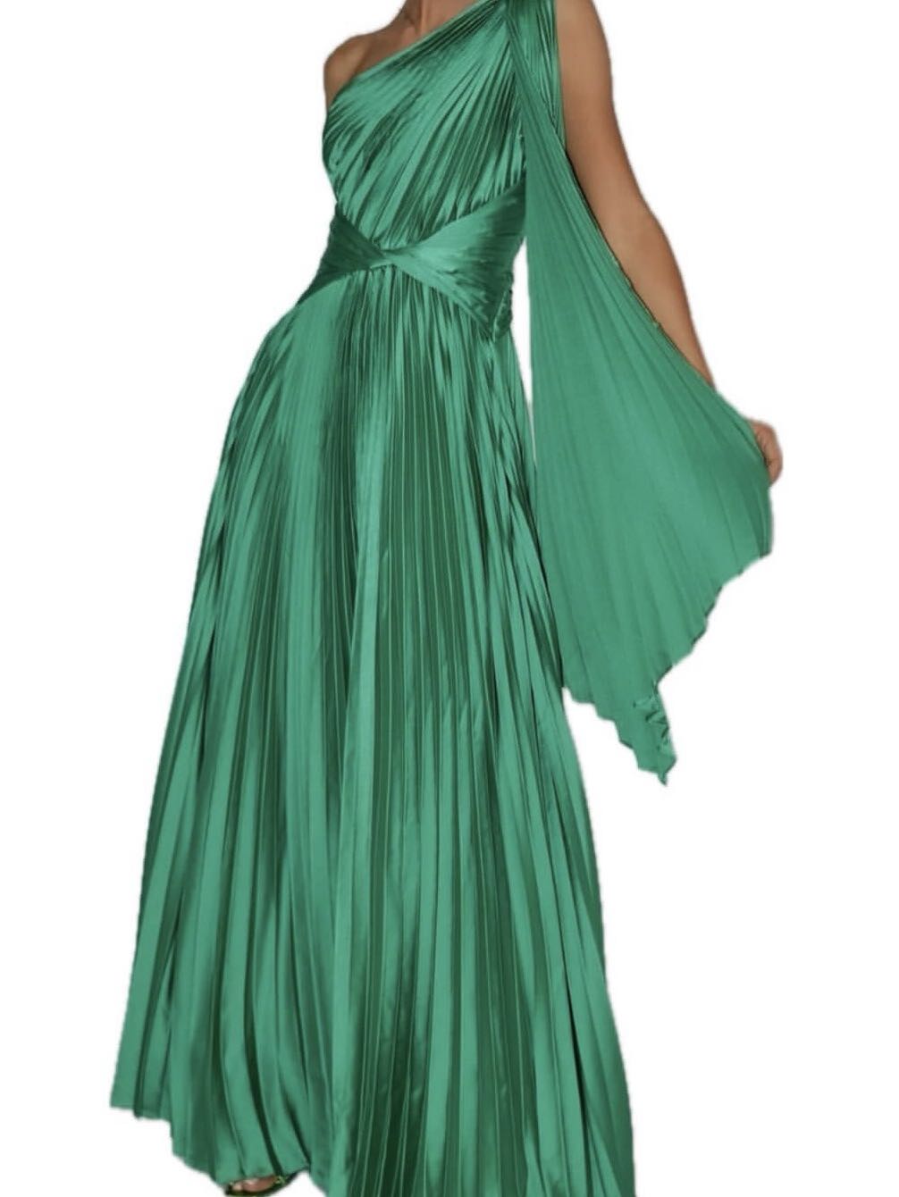 Maxi Pleated Formal Dress