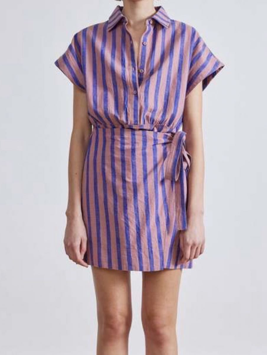 Apiece Apart Cantina Mini Wrap Dress