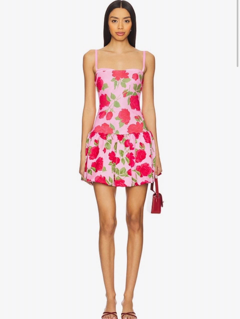 Pink Rosebud Mini Dress