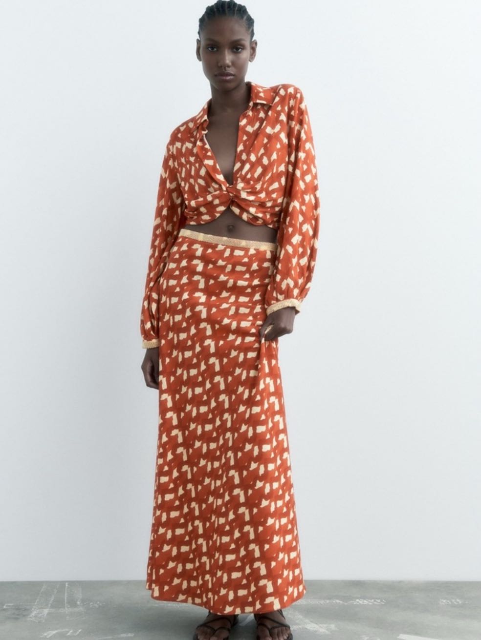 Zara maxi skirt
