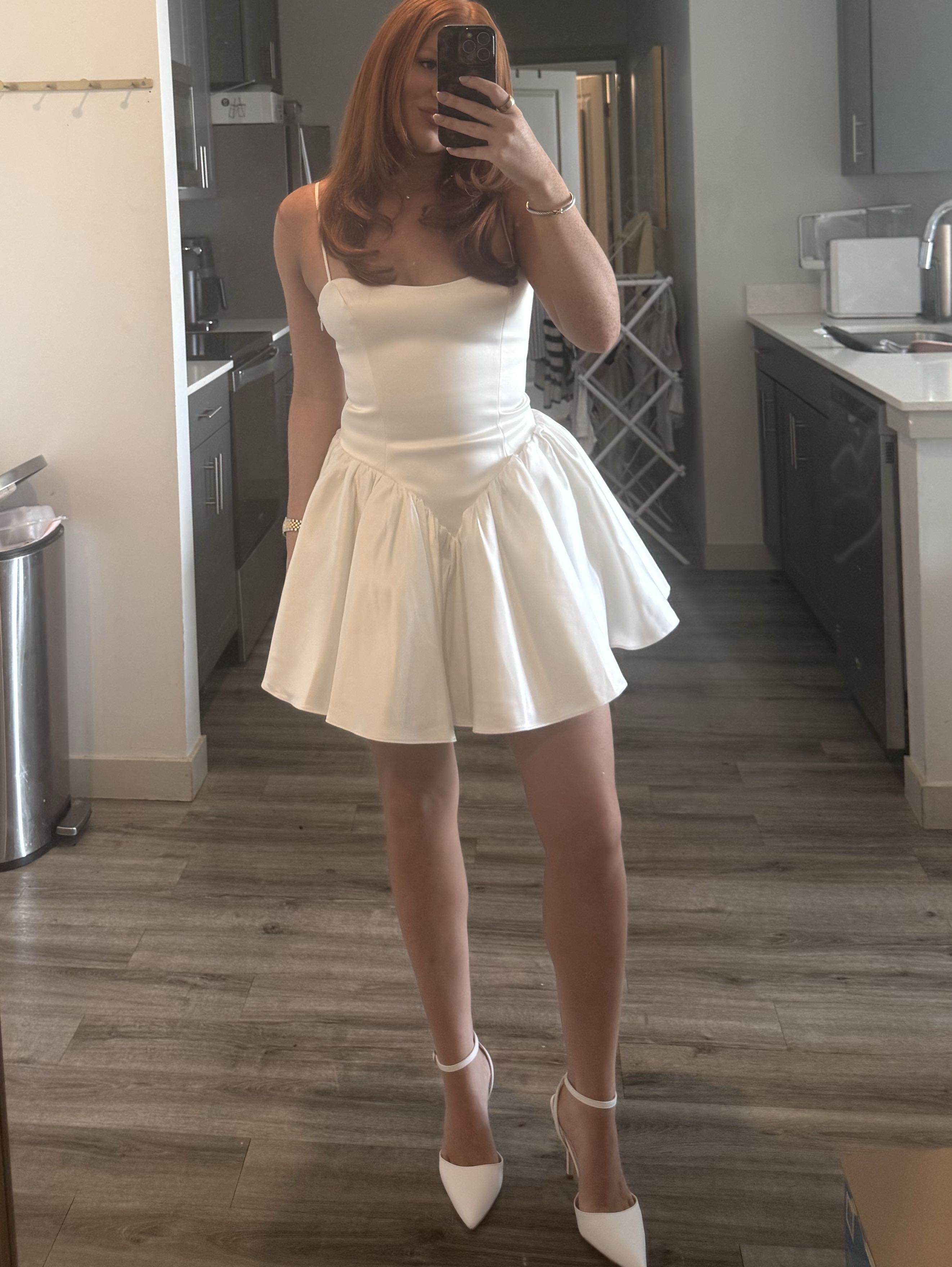 Classy White Mini Dress