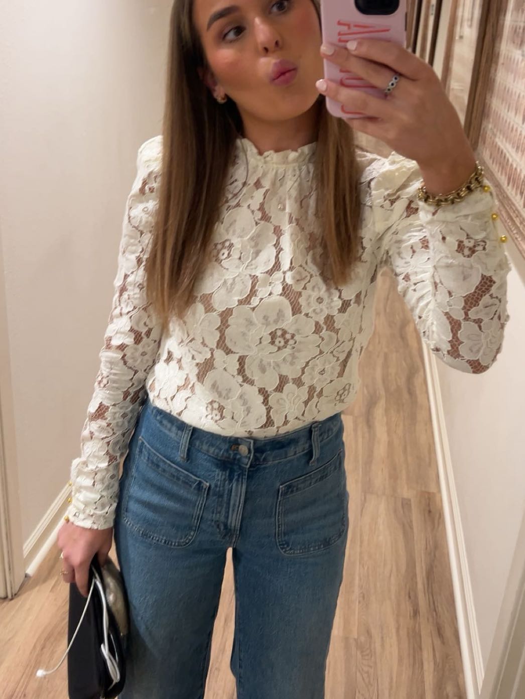 Wayf lace top from shop bop
