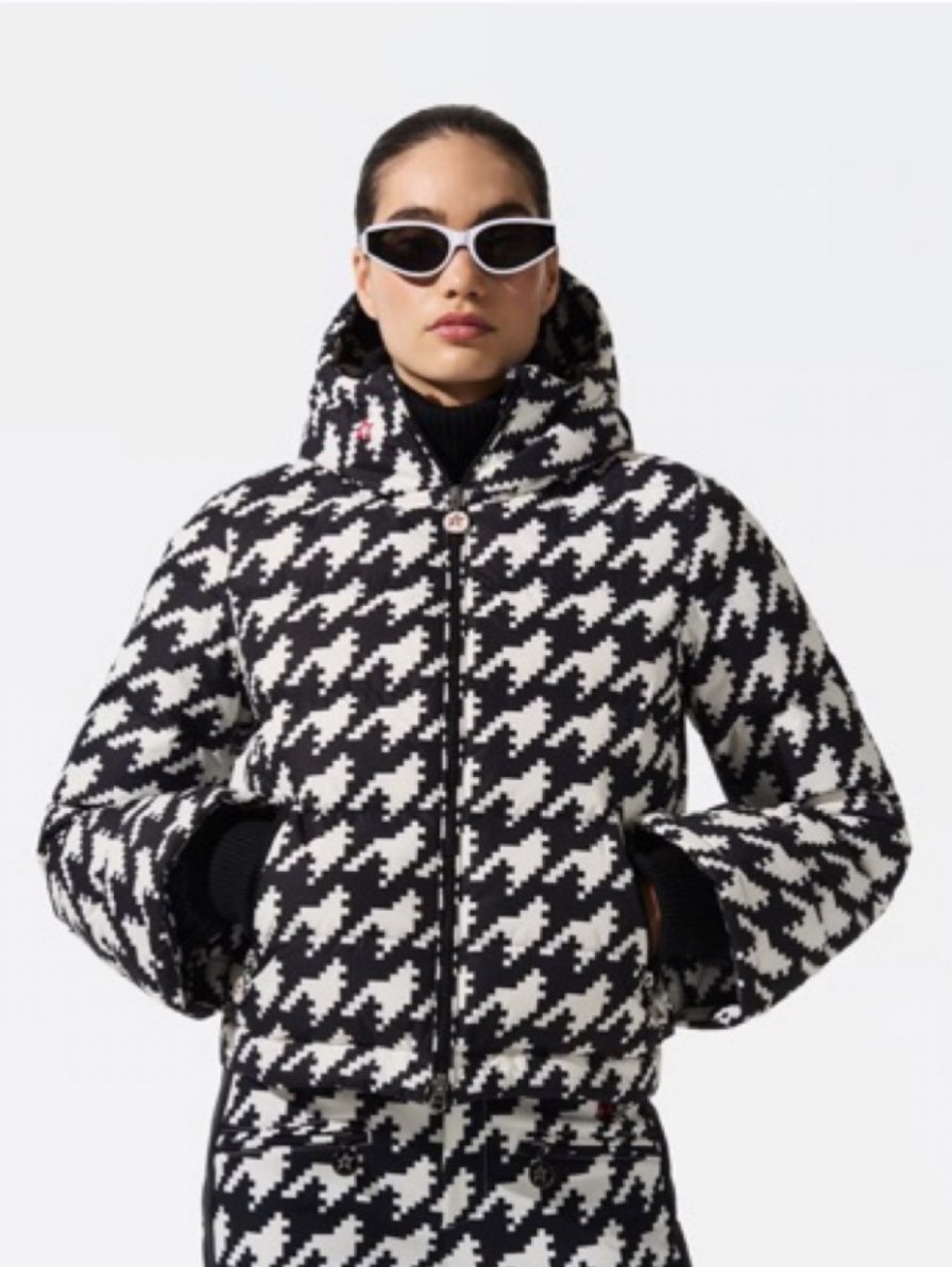Perfect Moment Houndstooth Ski Jumpsuit