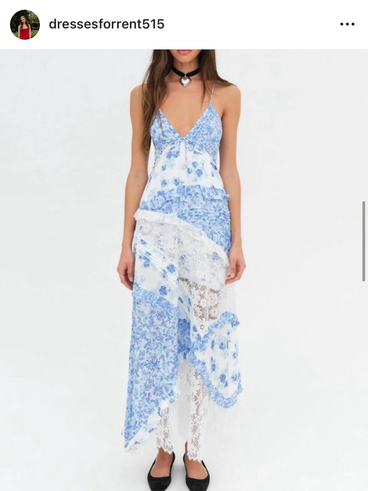 Rosalyn Dress in Blue