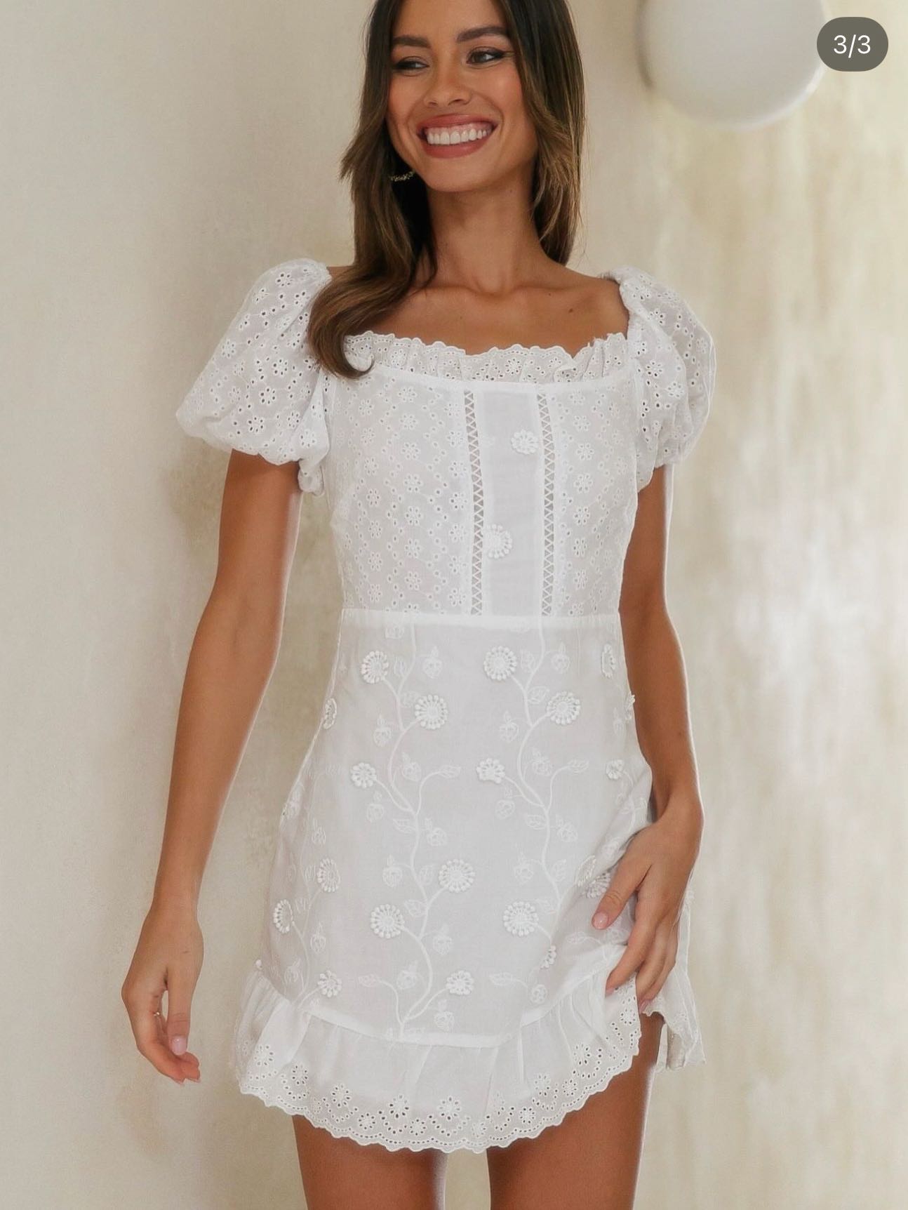 White Mini Dress