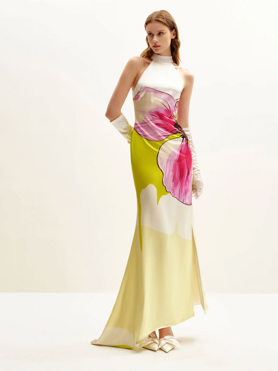 Long formal flower dress