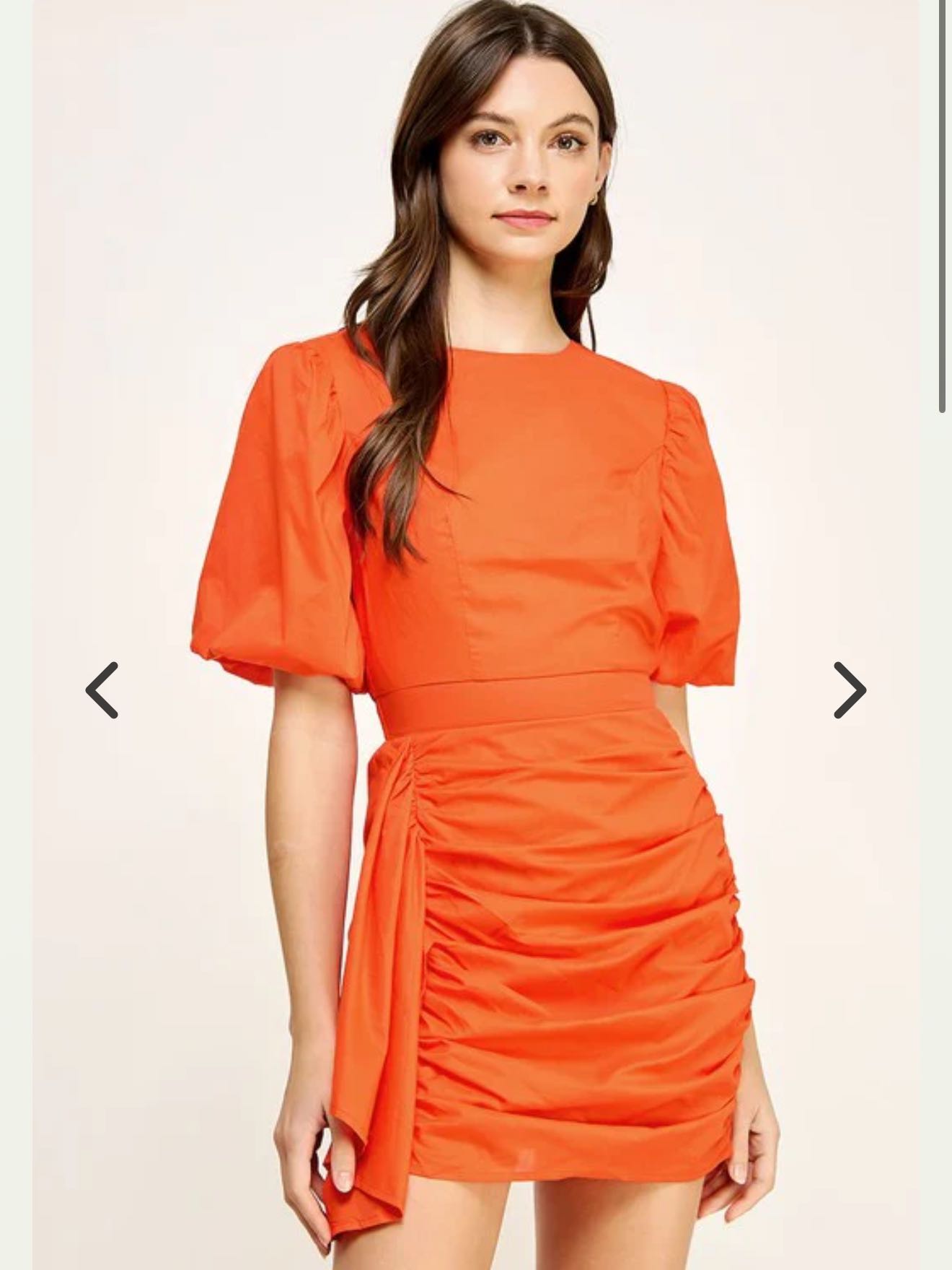 Orange dress