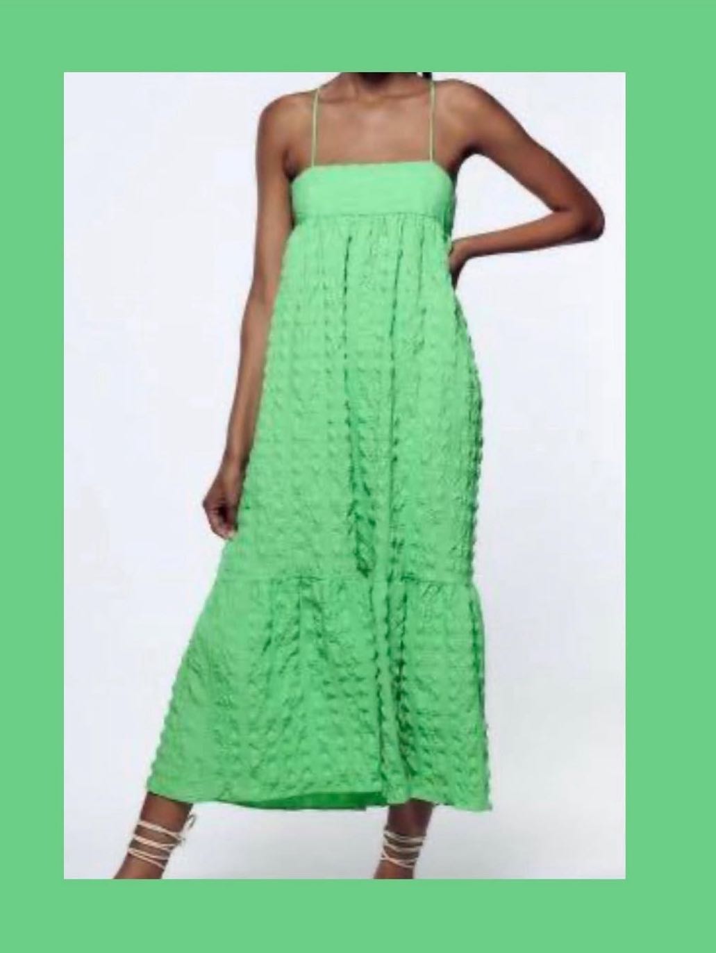 Green MIDI dress