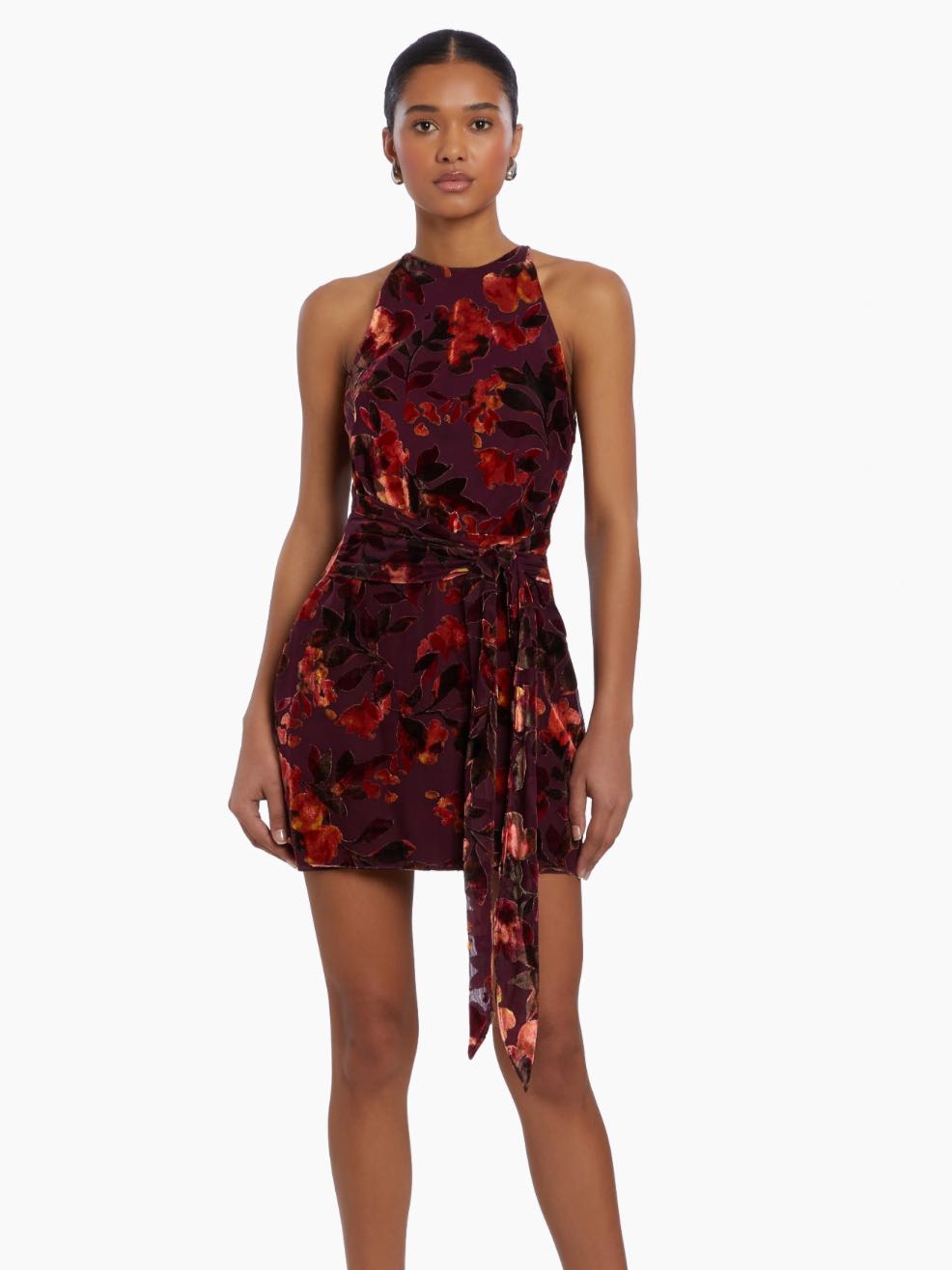 Selah Dress in Sorrel Burnout