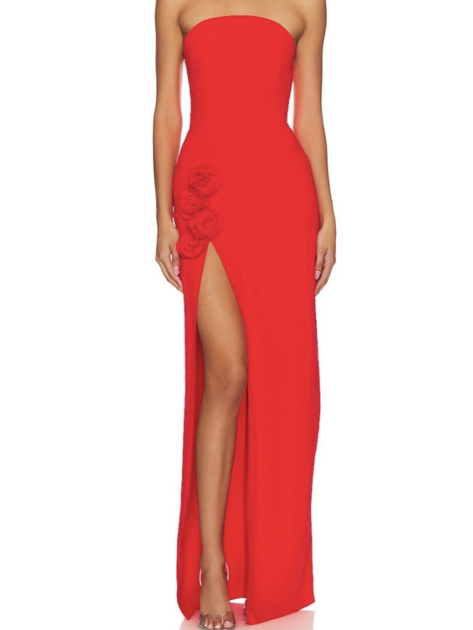 Amanda Uprichard X REVOLVE Wolfe Gown in Crimson