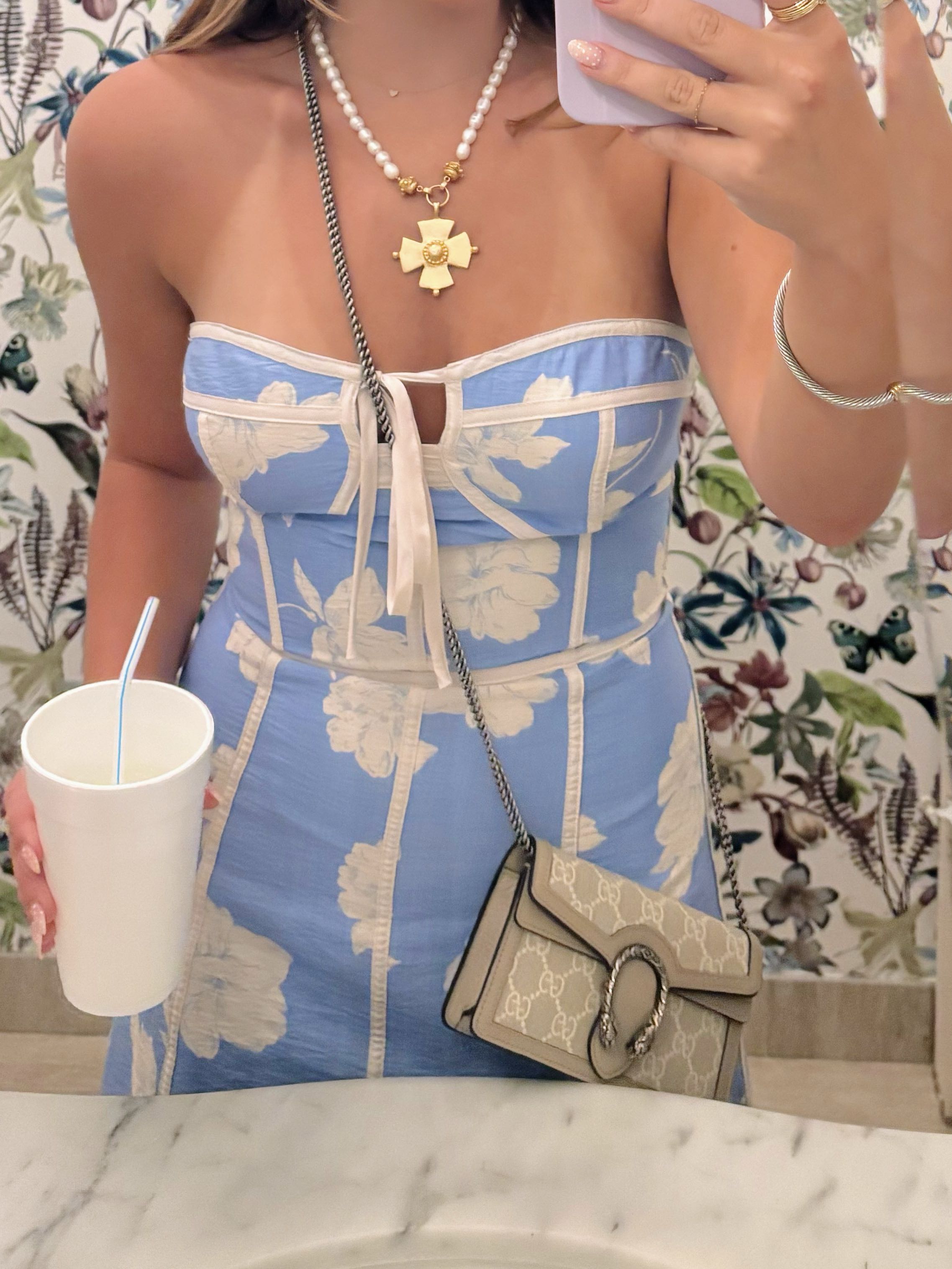 Floral mini dress