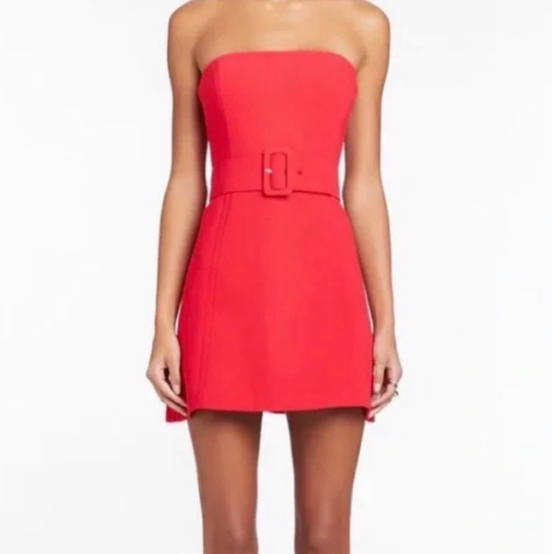 Amanda Uprichard Red formal mini dress