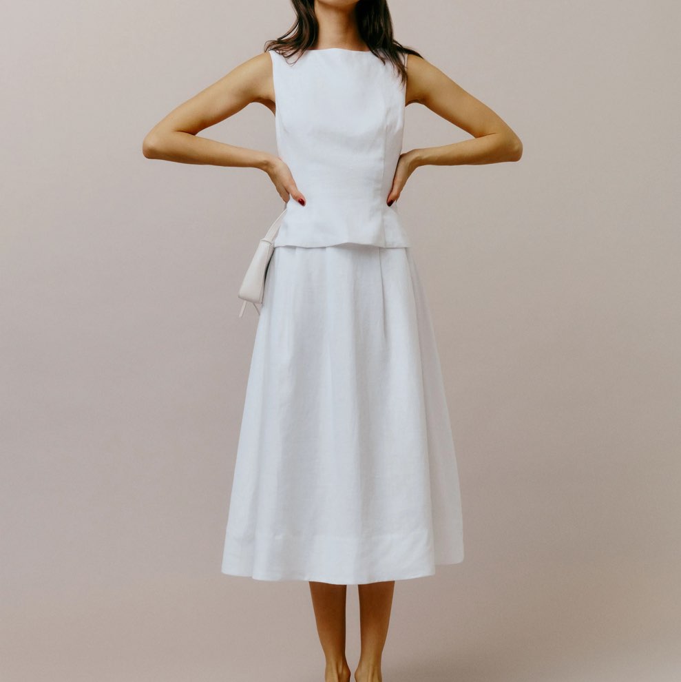 Reformation Moya Linen Two Piece Set