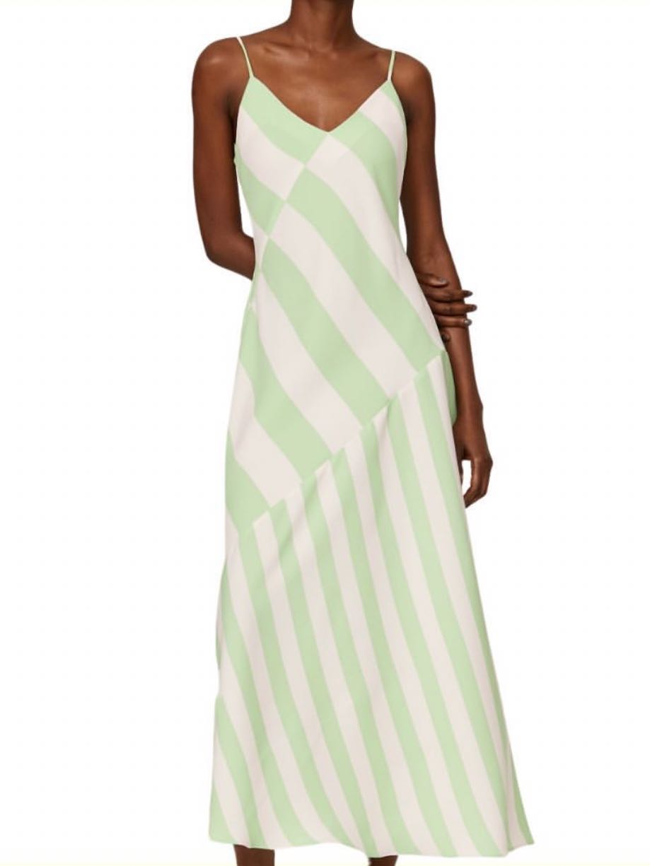 Striped Midi Dress