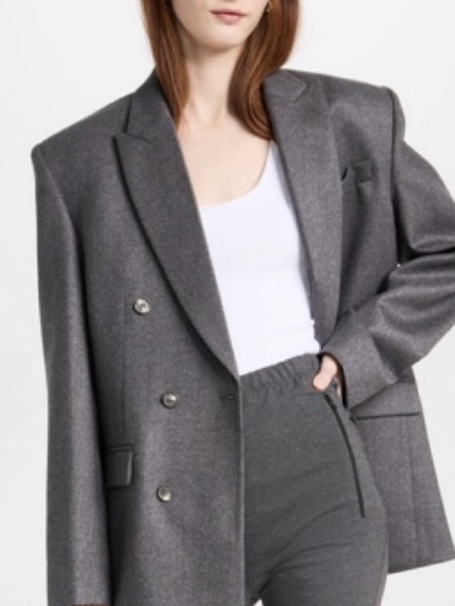 Oversized Double-Breasted Blazer