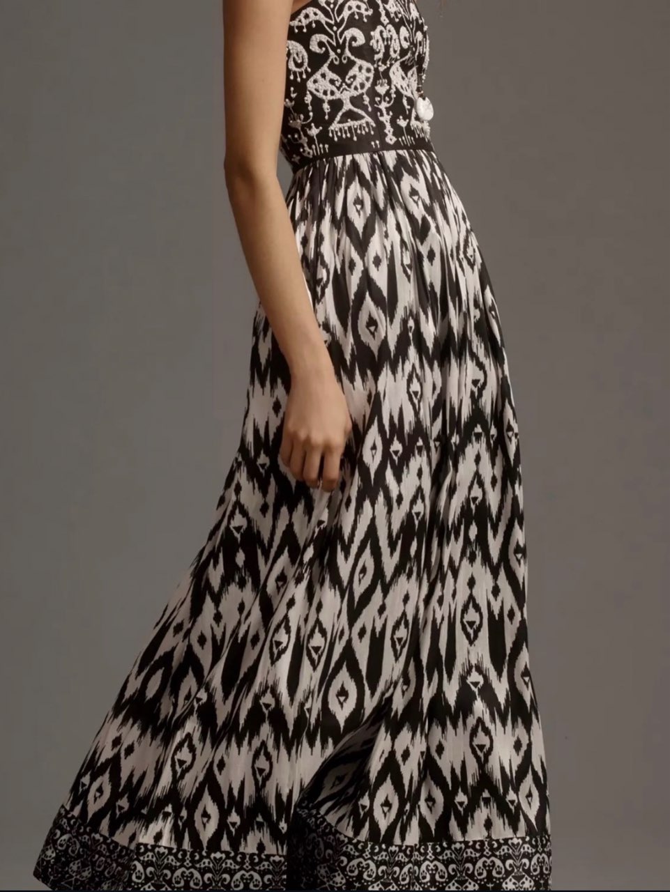 Anthropologie Payal Jain Strapless Maxi Dress