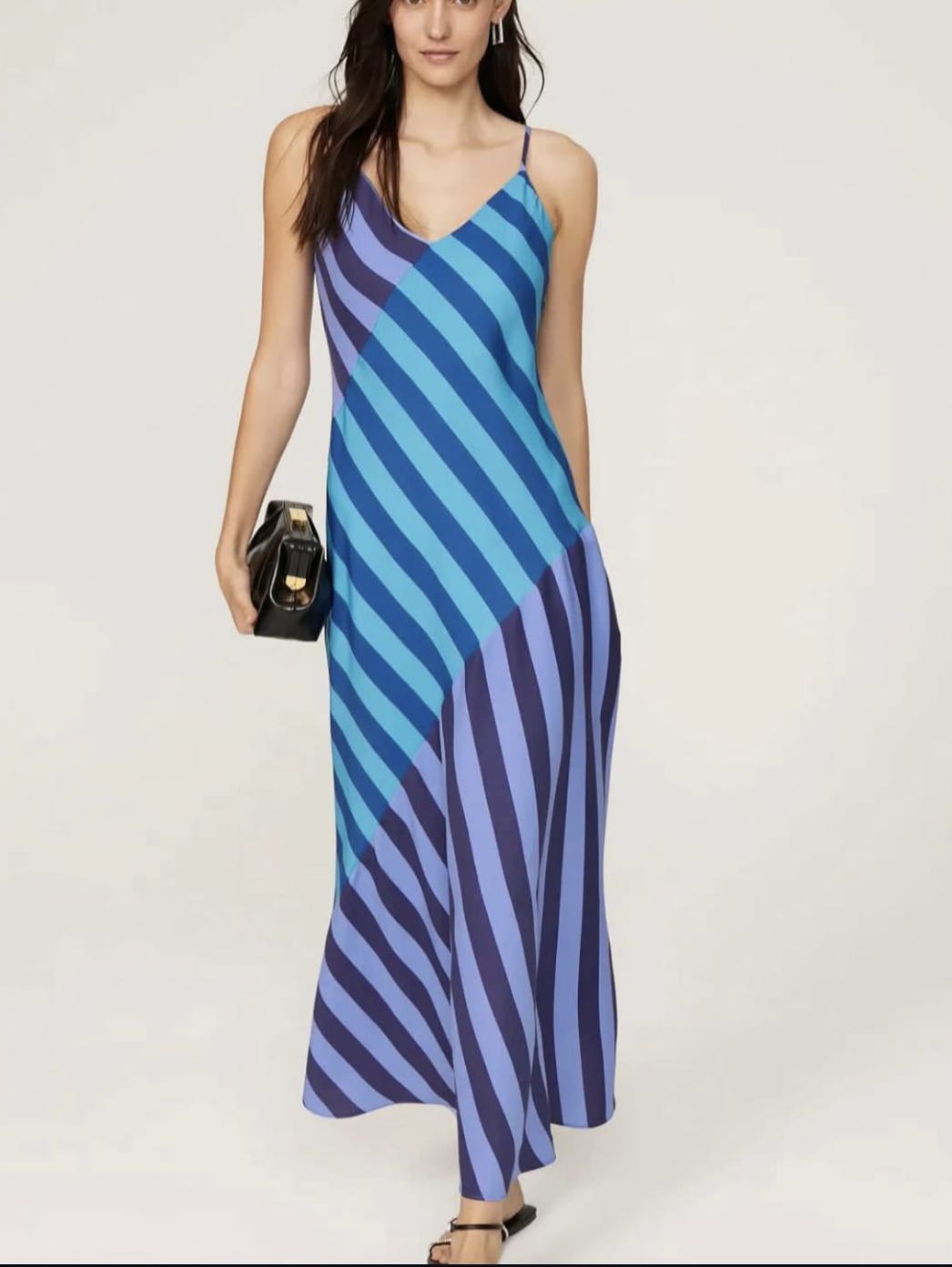 Saunders Collective stripe maxi dress