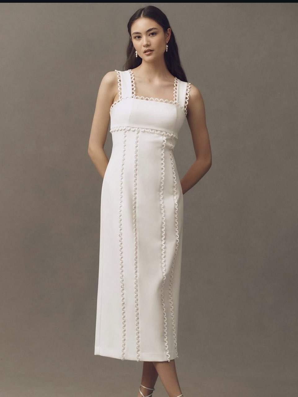 BHLDN white maxi dress from Anthropologie!