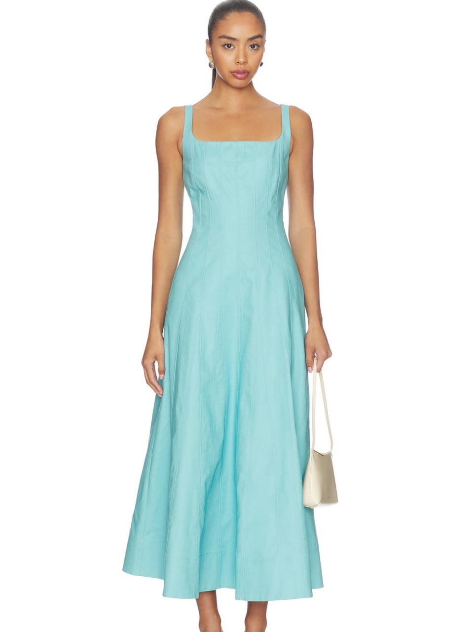 ALIGNE Fernanda Seam Detail Midi dress