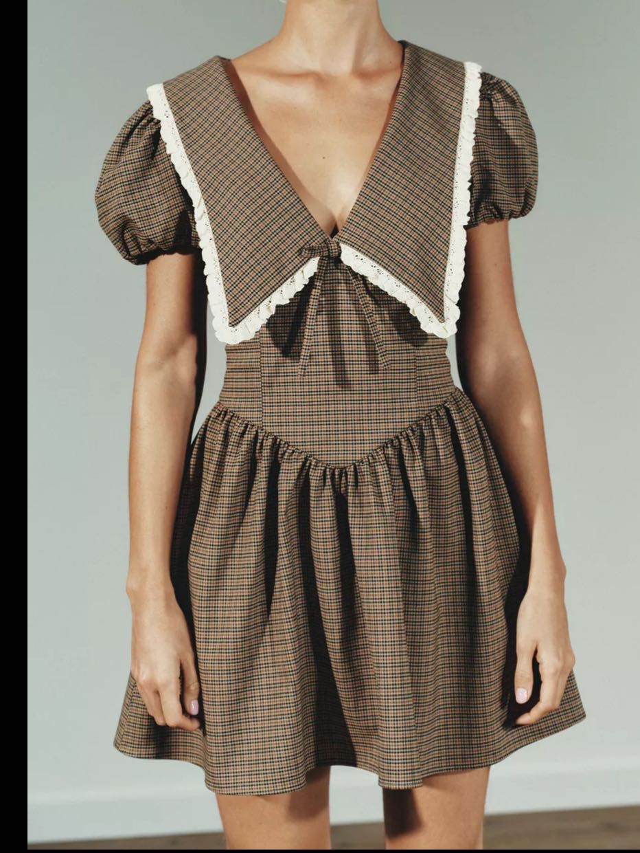 Brown Mini Dress