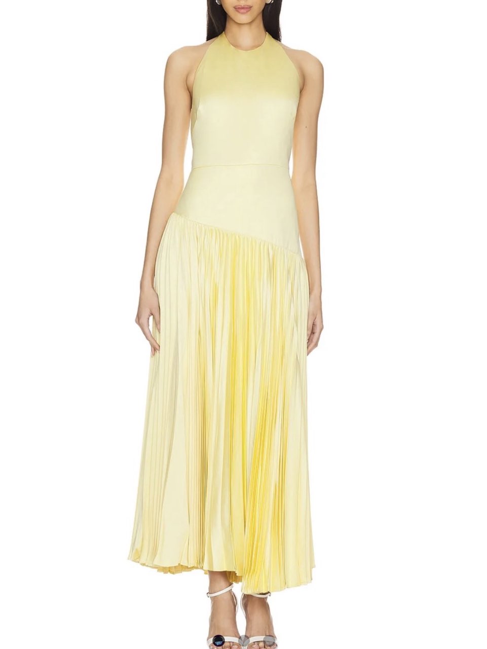 Yellow maxi dress