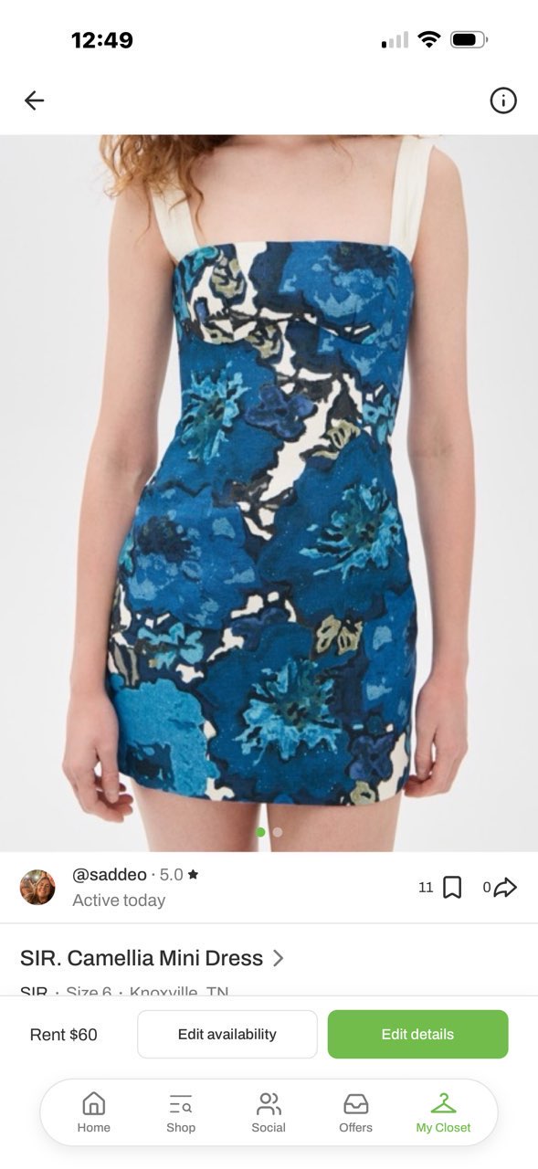 SIR. Camellia Mini Dress
