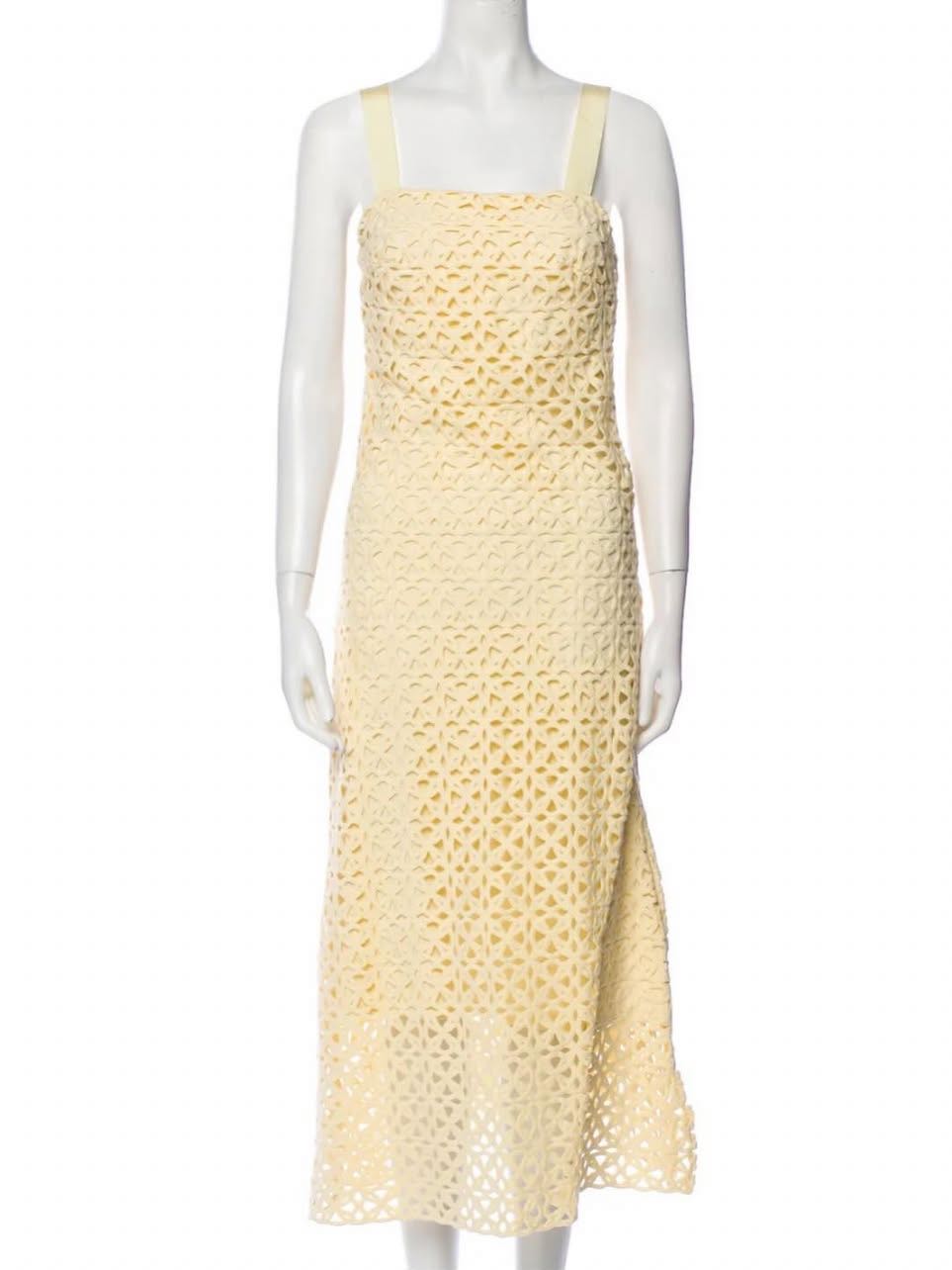 Yellow maxi dress