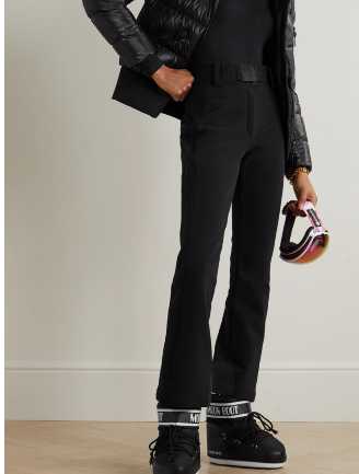 Black Stirrup Ski Pants