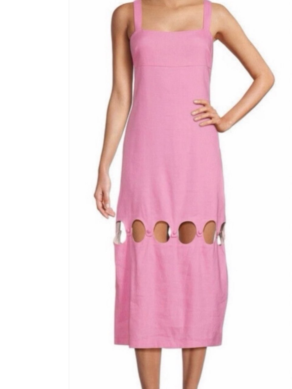 Antonio Melani Pink Midi W/ cut outs