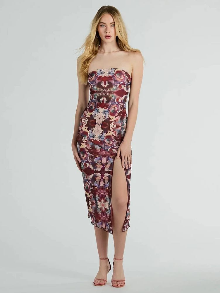 Strapless dress