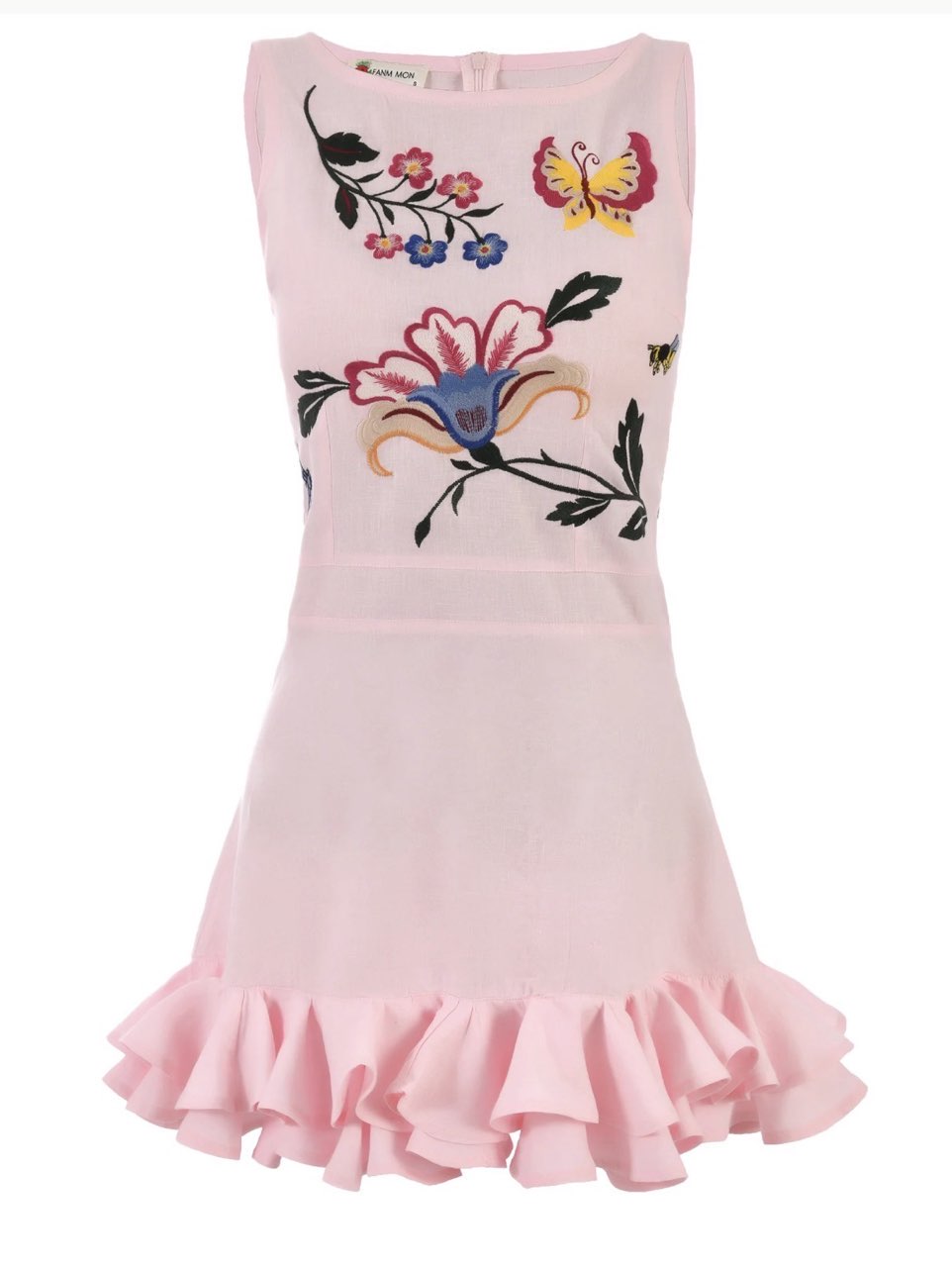 Fanm Mon Embroidered Mini Dress