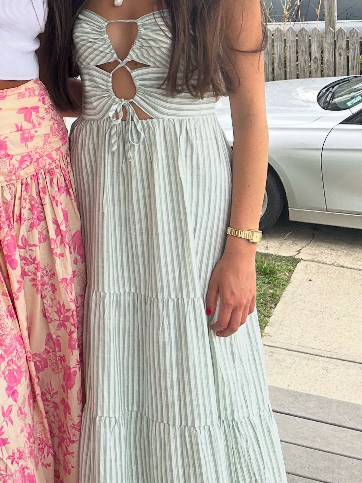 Stripped Maxi Dress