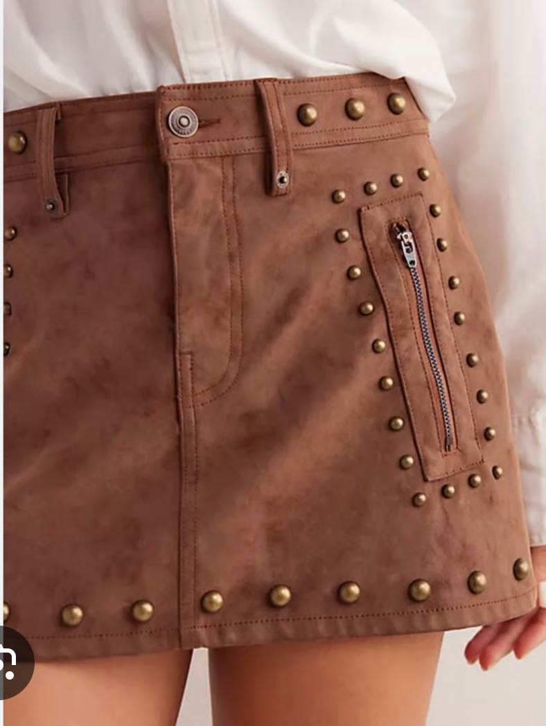 Rockwood Studded Mini Skirt