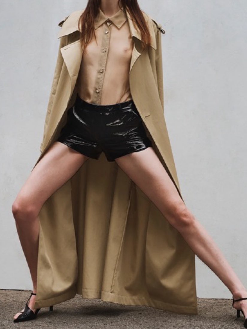 Sheer Taupe Button-Up Shirt and Shorts Set