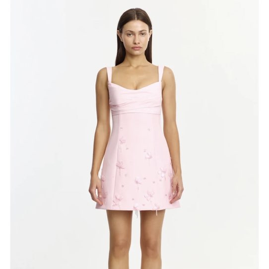 acler pink mini dress