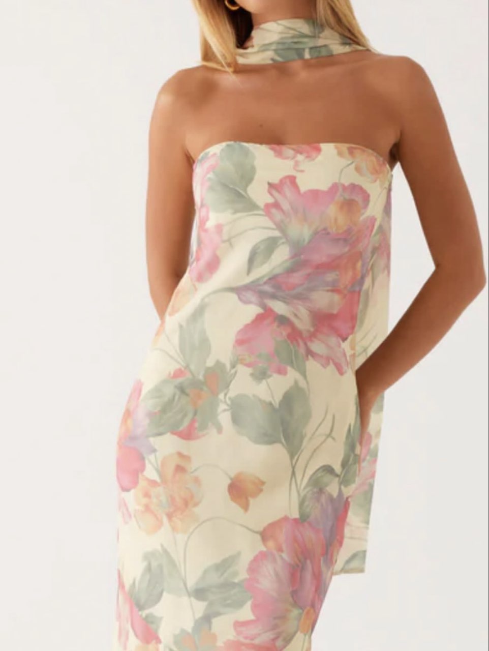 Floral Scarf Dress