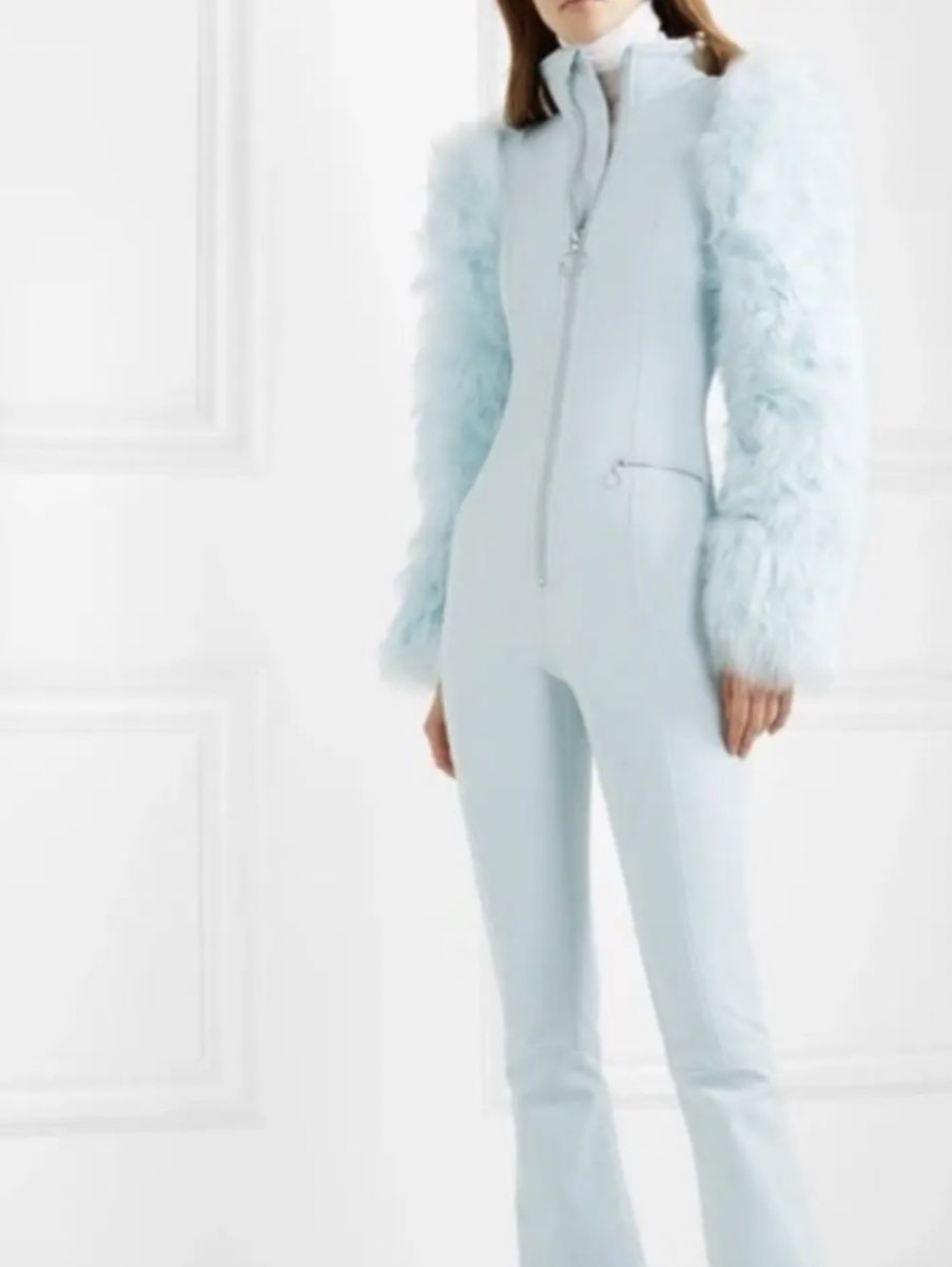 Lardois Faux Fur Trim Ski Jumpsuit