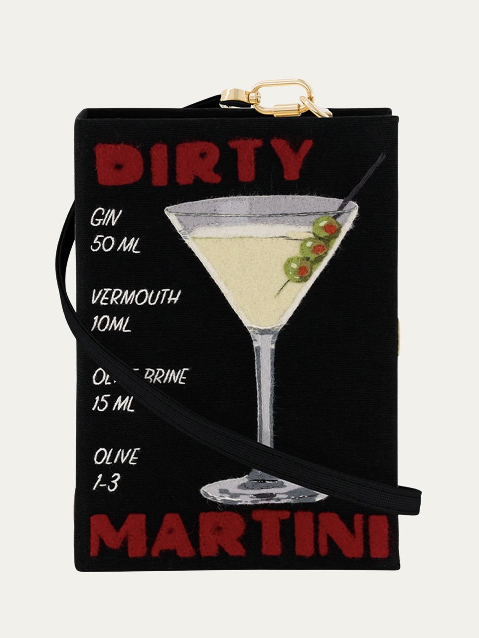 Dirty Martini Recipe Novelty Clutch Bag