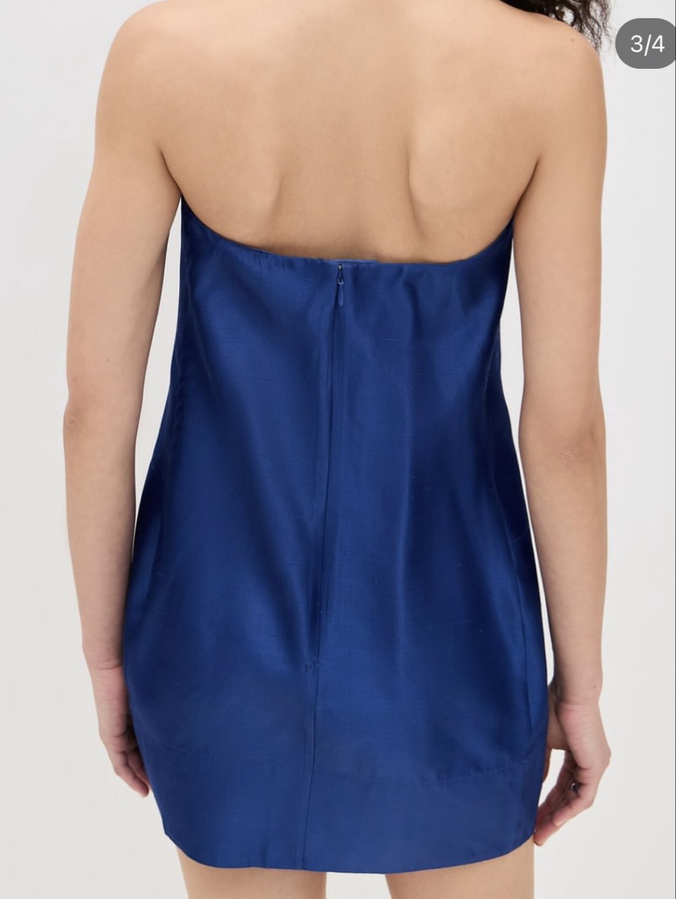 Royal Blue Strapless Mini Dress
